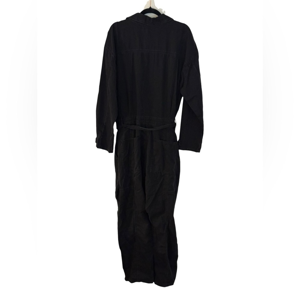 NWT Good American‎ Hourglass Tencel Jumpsuit in Black | Sz 2X (GA 6) - Picture 3 of 13